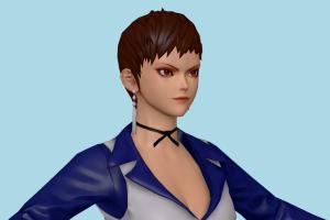 KOF Vice (2002) King-of-Fighters, kof, woman, female, people, human, xna, characters, rigged